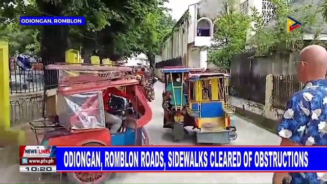 Odiongan, Romblon roads, sidewalks cleared of obstruction