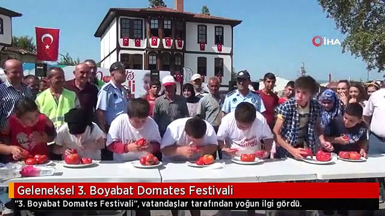 Geleneksel 3. Boyabat Domates Festivali