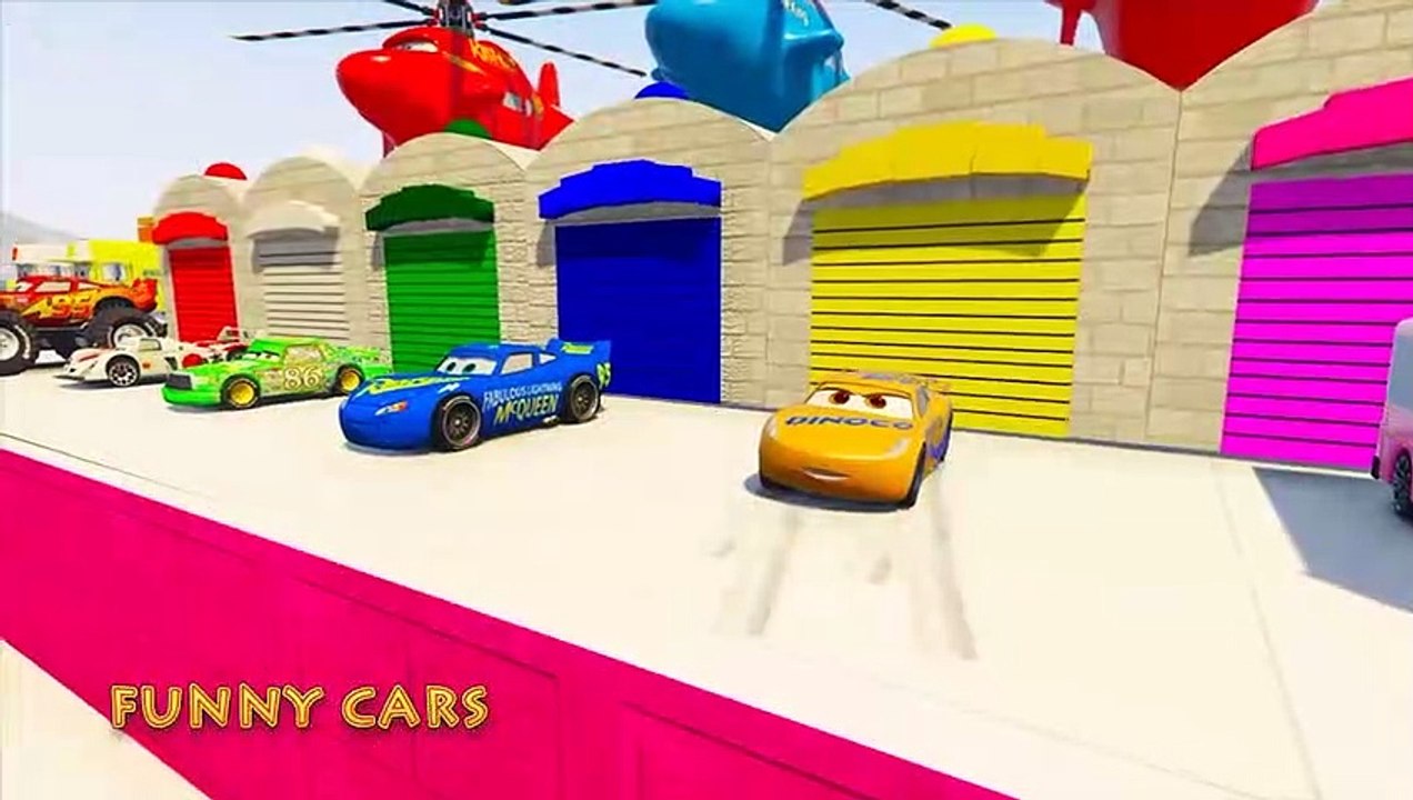 Cars 3 Dinoco Cruz Ramirez and Fabulous Lightning McQueen Monster Truck