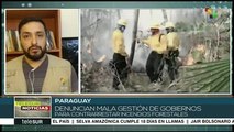 Paraguay: senado aprueba declaración de emergencia por incendios