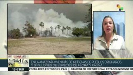Señalan a recortes de Bolsonaro como causa de incendio en Amazonas