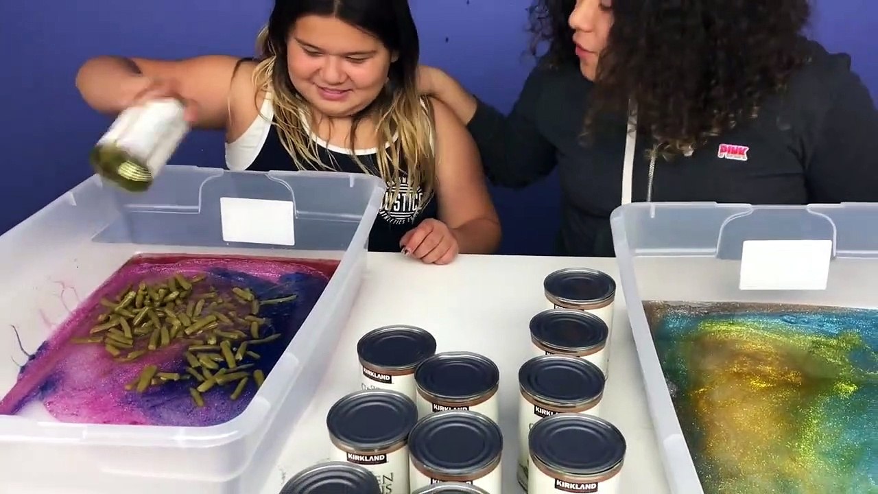 Don’t Choose the Wrong Canned Green Beans Slime Challenge