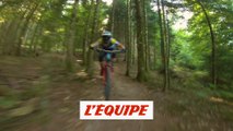 Kilian Bron en action, filmé par un drone - Adrénaline - VTT