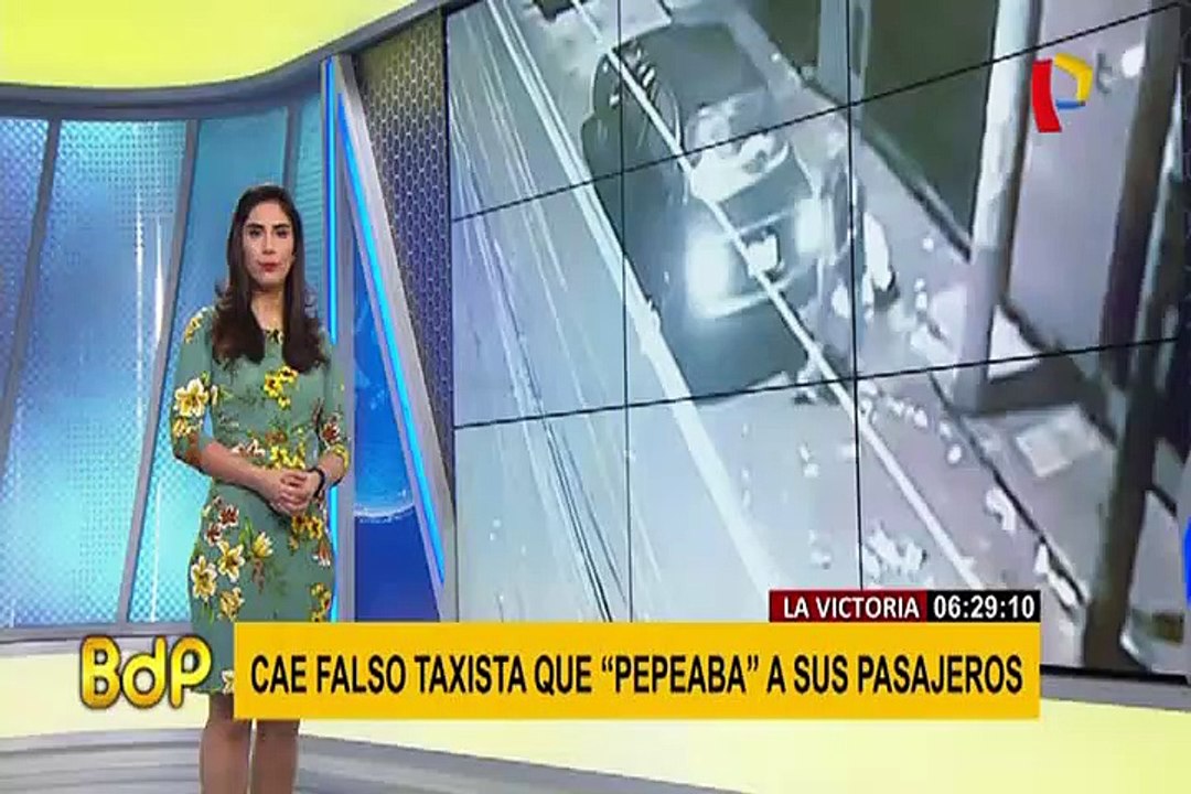 La Victoria: cae falso taxista que "pepeaba" a sus pasajeros