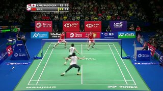 Kamura and Sonoda vs Li and Liu badminton relly Must watch the greatest one relly ever