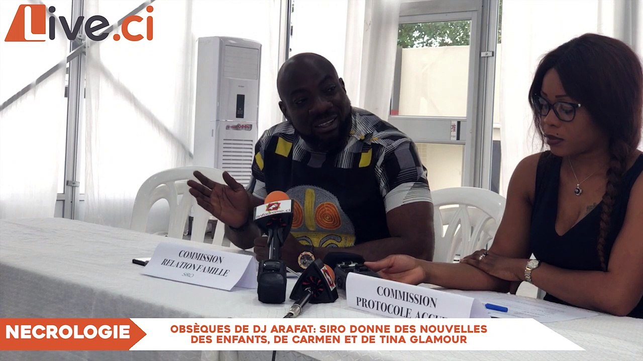 Obsèques de dj arafat- Siro donne des nouvelles des enfants, de Carmen et de TIna Glamour