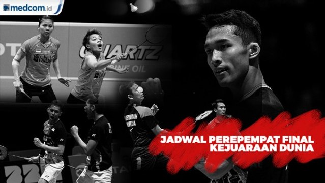 Jadwal Pebulu Tangkis, 4 Wakil Indonesia di Perempat Final