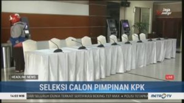 Pansel Akan Umumkan 20 Nama Capim KPK yang Lolos Profile Assessment Hari Ini
