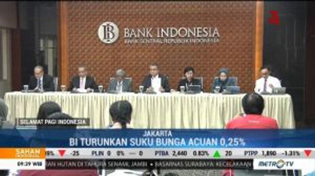 BI Pangkas Suku Bunga Acuan