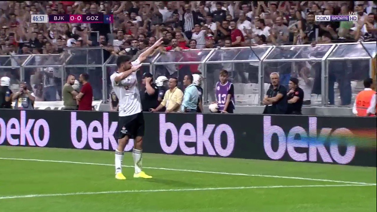 Besiktas 1-0 Goztepe: GOAL Yalcin