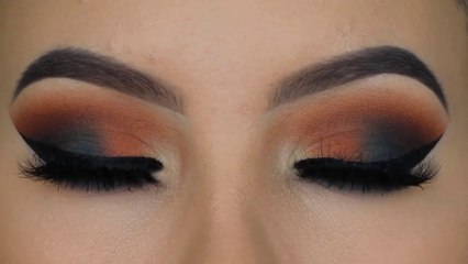 Navy Brown Smokey Eyes  || Makeup # 5 ||