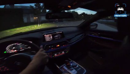 Download Video: BMW M760Li 2020 V12 NIGHT DRIVE POV Ambient Lighting by AutoTopNL