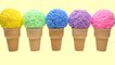 Learn Colors Play Foam Ice Cream Cone Surprise Toys Zootopia My Little Pony  Toy Story Monster Unive