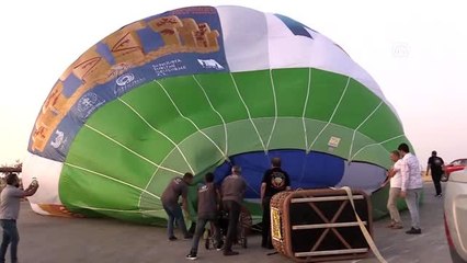 Download Video: Göbeklitepe'de ilk sıcak hava balonu havalandı