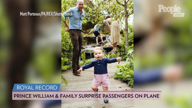 Kate Middleton, Prince William and Kids Surprise Passengers on Flight to Scotland to Visit Queen