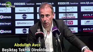 Abdullah Avcı'dan Beşiktaş taraftarına teşekkür