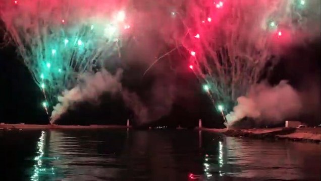 feu d'artifice 23 août 2019 au Grau d'Agde