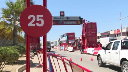 Behind the Scenes at the Vuelta - the set up