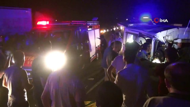 Düğün dönüşü feci kaza: 4 ağır 3’ü çocuk 8 yaralı