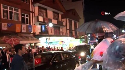 Cumhurbaşkanı Erdoğan babaocağı Güneysu'da hemşehrilerine hitap etti