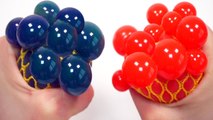 DIY How To Make Colors Stress Balloons Slime Ball Play Learn Colors Gooey Slime