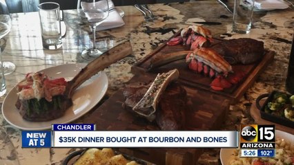 Someone bought Bourbon and Bones' $35K "Epic Cristal" dinner
