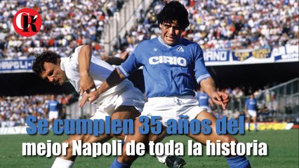 Se cumplen 35 años del mejor Napoli de toda la historia