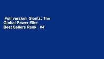 Full version  Giants: The Global Power Elite  Best Sellers Rank : #4