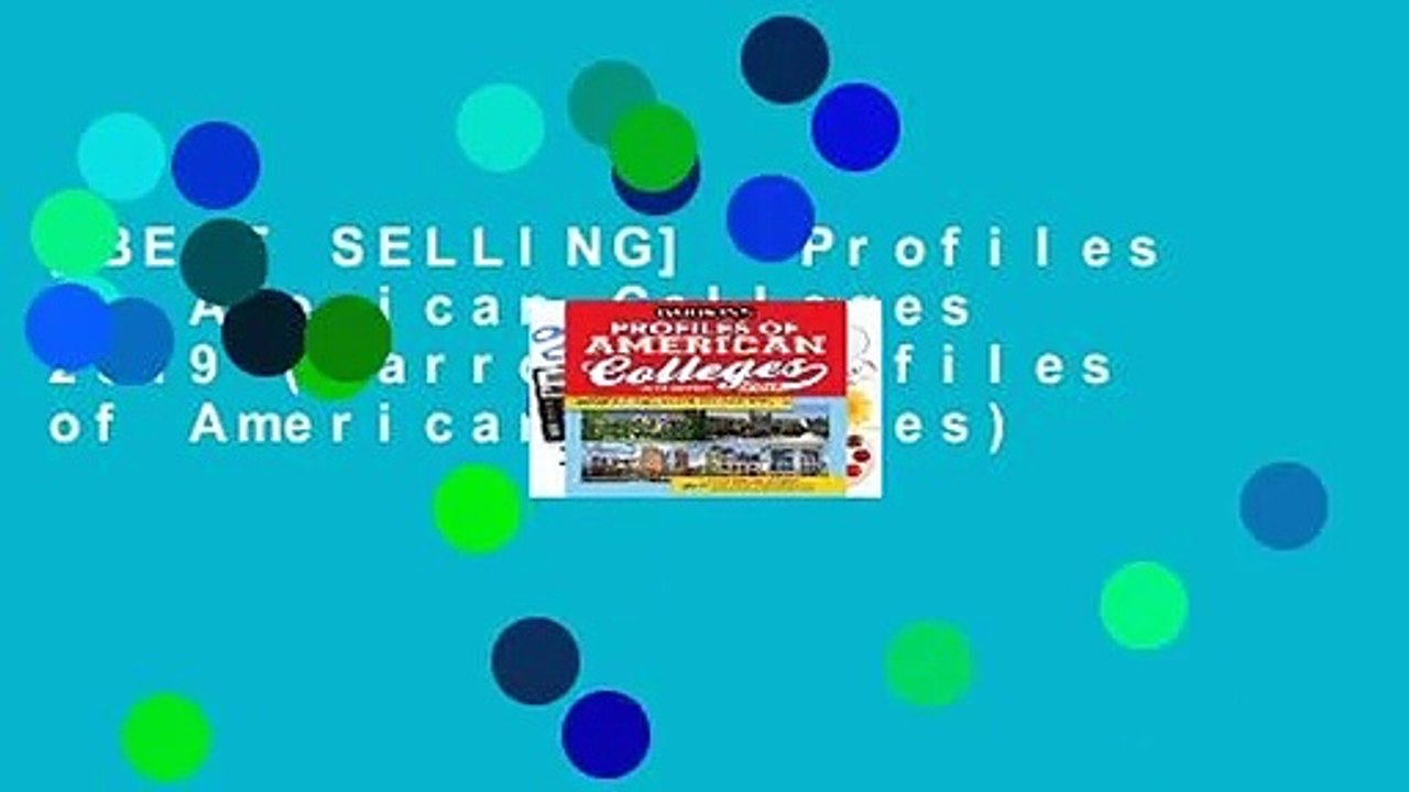 [BEST SELLING]  Profiles of American Colleges 2019 (Barron s Profiles of American Colleges)