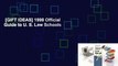 [GIFT IDEAS] 1998 Official Guide to U. S. Law Schools