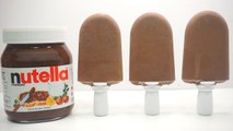 How to Make Real Nutella Milk Ice Cream DIY Zoku Pop Chocolate Ice Cream Recipe