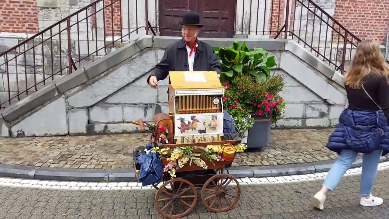 Animation orgue de barbarie en Belgique par francois-dupont.be