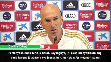 'Yang Akan Terjadi Terjadilah' - Zidane Tentang Rumor Neymar