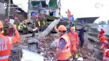 4-Storey Building Collapses in Bhiwandi