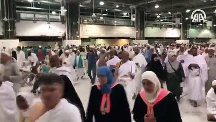 Hacı adayları kutsal topraklarda