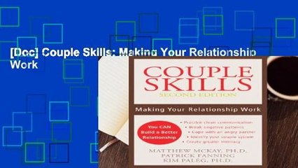 [Doc] Couple Skills: Making Your Relationship Work