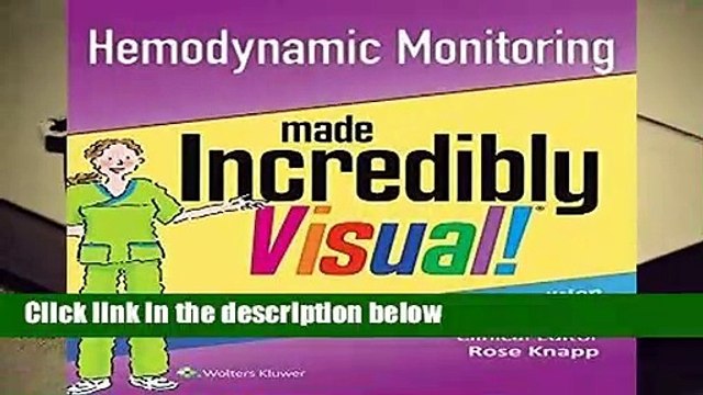 [Doc] Hemodynamic Monitoring Made Incredibly Visual (Incredibly Easy! Series (R))