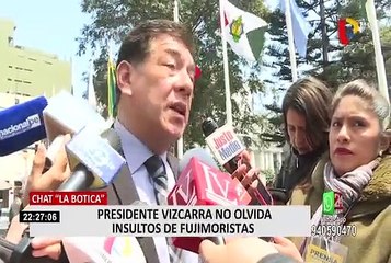 Vizcarra dejó en claro que aún recuerda los insultos del chat “La Botica”