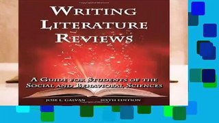 [Doc] Writing Literature Reviews: A Guide for Students of the Social and Behavioral Sciences