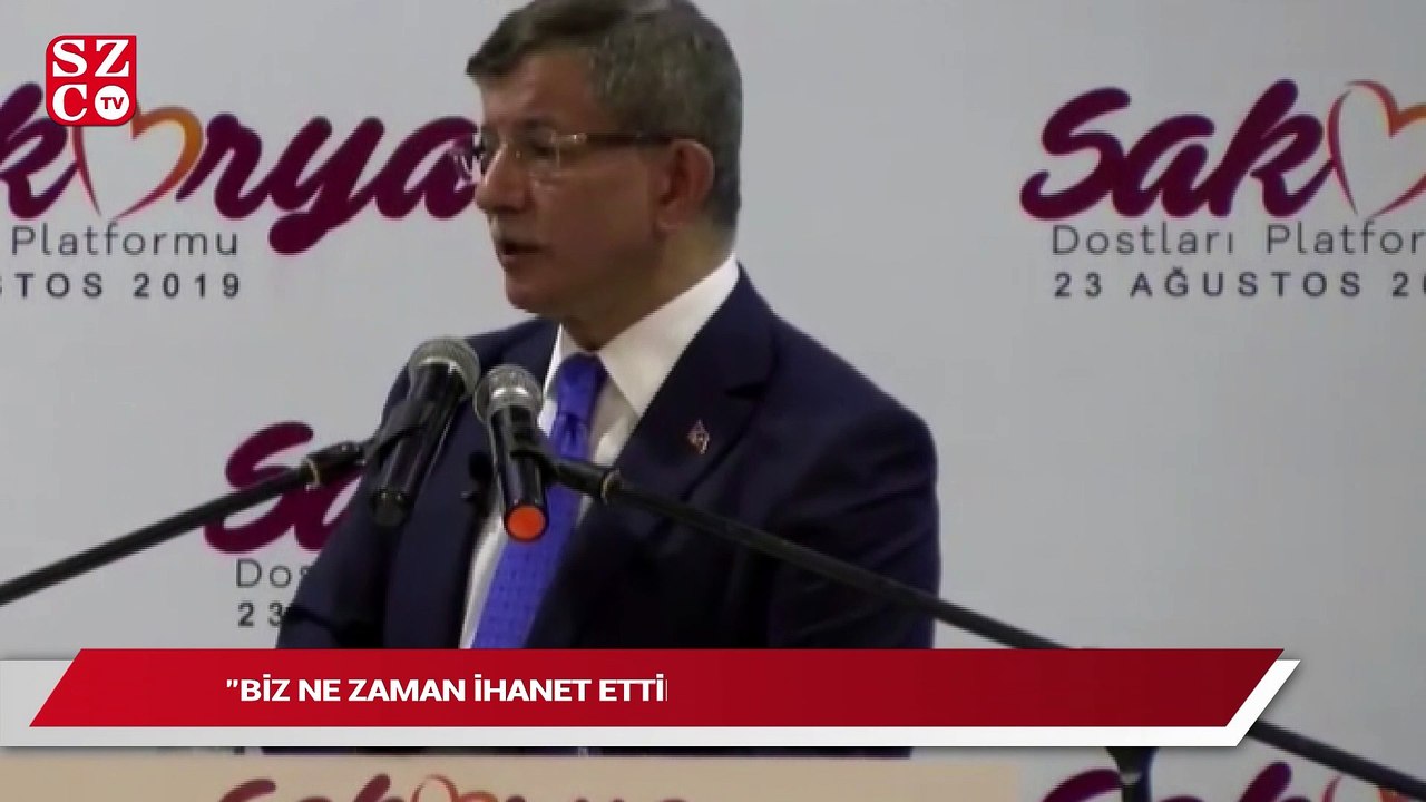 Davutoğlu: Terörle mücadele defterleri açılırsa birçok insan, insan yüzüne çıkamaz