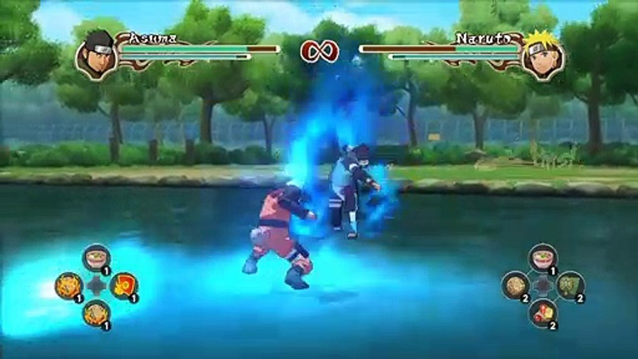 Asuma vs Naruto |Naruto: Ultimate Ninja Storm 2  |