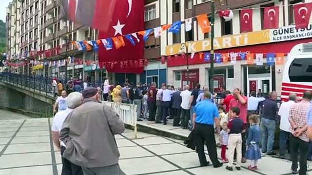 Cumhurbaşkanı Erdoğan, Güneysu'da - RİZE