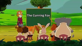 The Cunning Fox - Cartoons for kids - English Cartoon Stories - Moral Stories for Kids in English