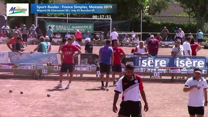 Secondes parties de poules, France Simples, Moirans 2019