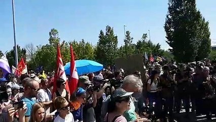 Discours de clôture à Irun de la manifestation d'Hendaye