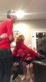 Guy Funnily Lifts Wife on Shoulder While Celebrating Favorite Football Team's Victory