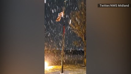 Heavy snowfall gets dumped overnight