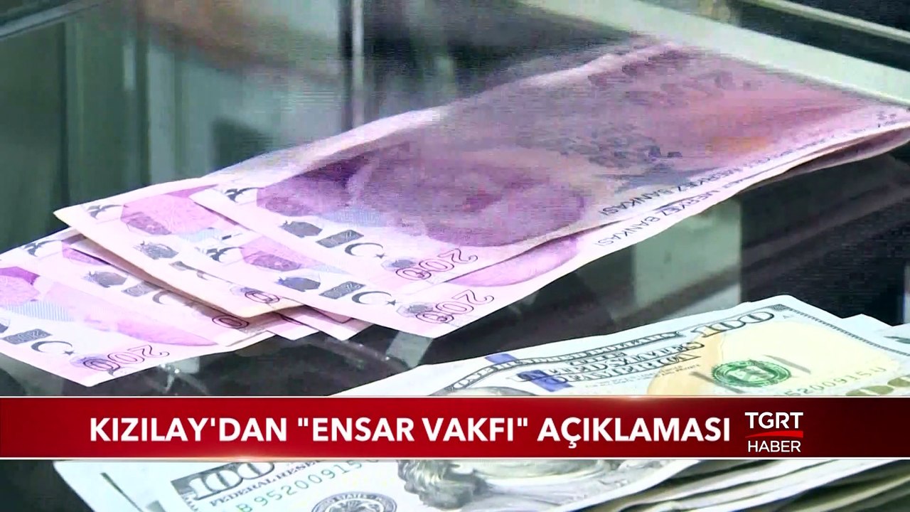 Kızılay'dan "Ensar Vakfı Açıklaması"