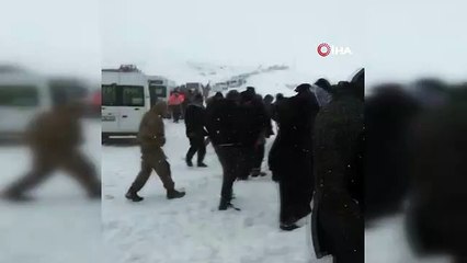 Çığ felaketinin yaşandığı bölgeden ilk görüntüler