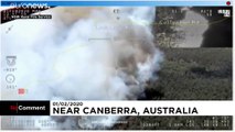 فيديو: السلطات الأسترالية تحذر السكان من الخروج خوفاً من حرائق كانبرا